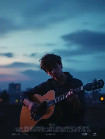 吉他少年 音乐题材 高清海报